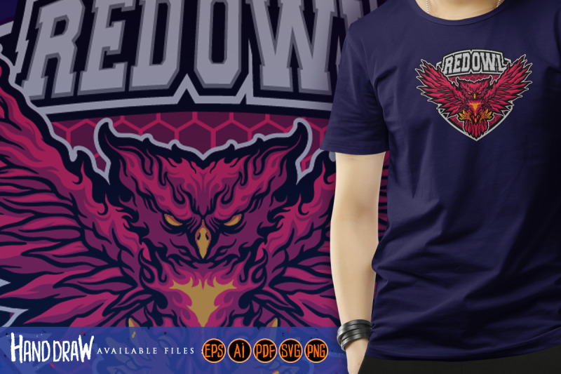 red-owl-esports-logo-mascot