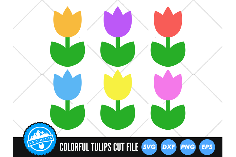tulip-svg-spring-flower-cut-file-flower-svg