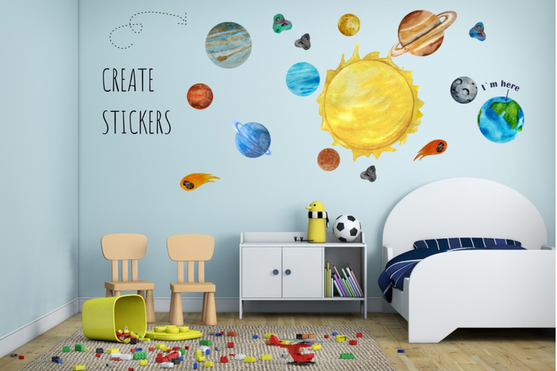 watercolor-solar-system-clipart-outer-space-clipart