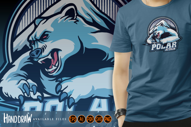 polar-bear-esport-logo-mascot