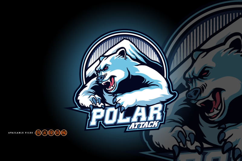 polar-bear-esport-logo-mascot