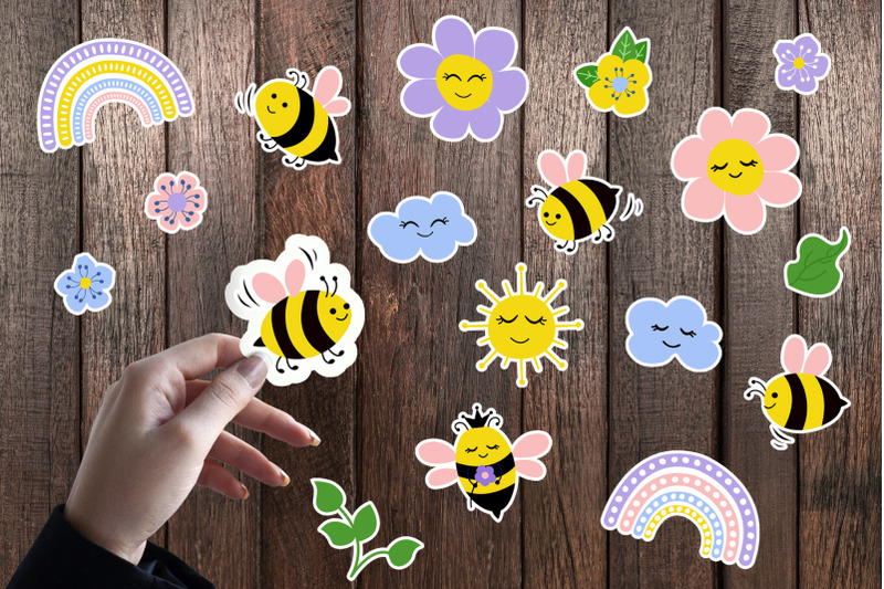 bees-stickers