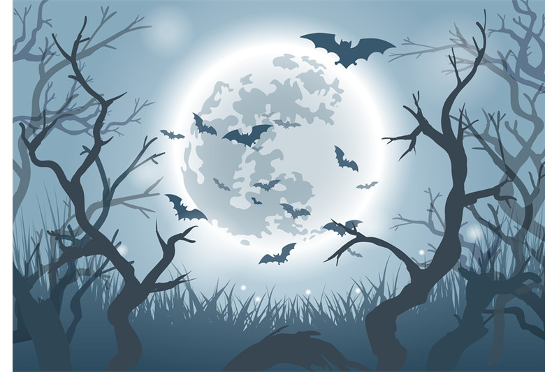 halloween-forest-background