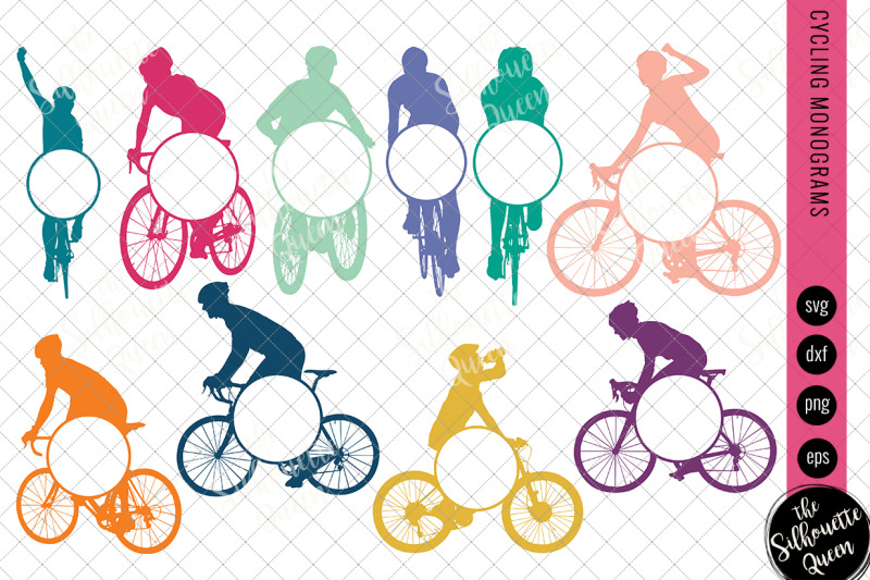 cycling-svg-monogram-circle-frames