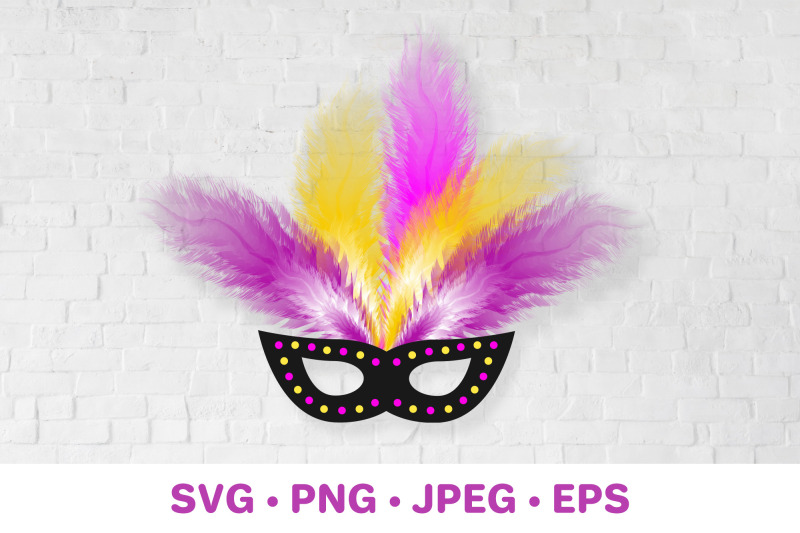 masquerade-mask-and-feathers-sublimation-carnival-party