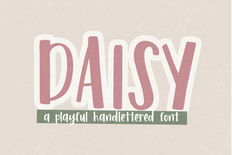 daisy-a-hand-lettered-font