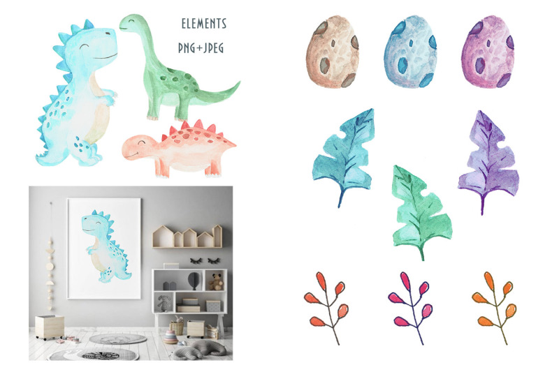 watercolor-cute-baby-dibosaur-clipart-png