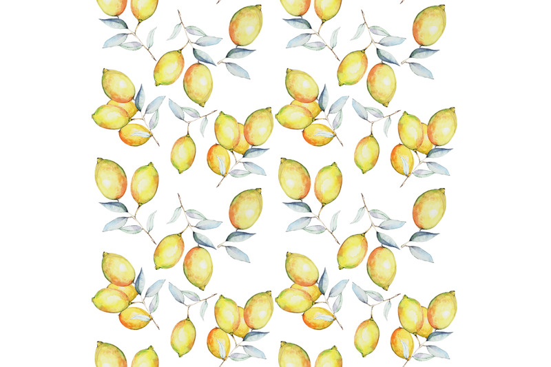 watercolor-lemon-seamless-pattern