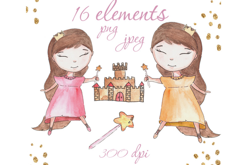 watercolor-princess-clipart-png