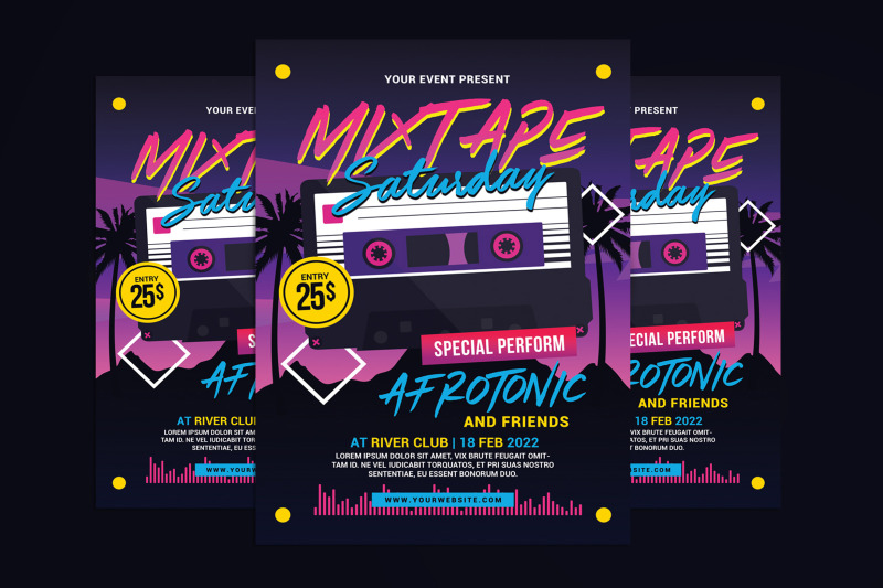 mixtape-saturday-party-flyer