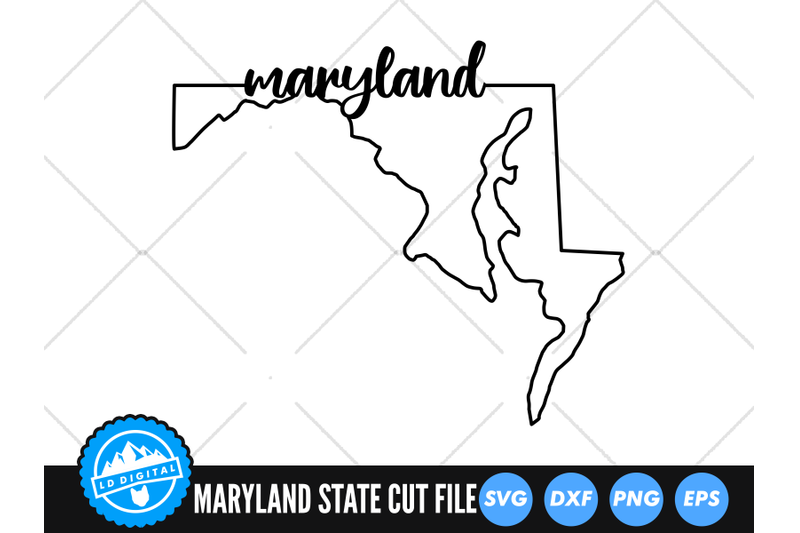 maryland-svg-maryland-outline-usa-states-cut-file