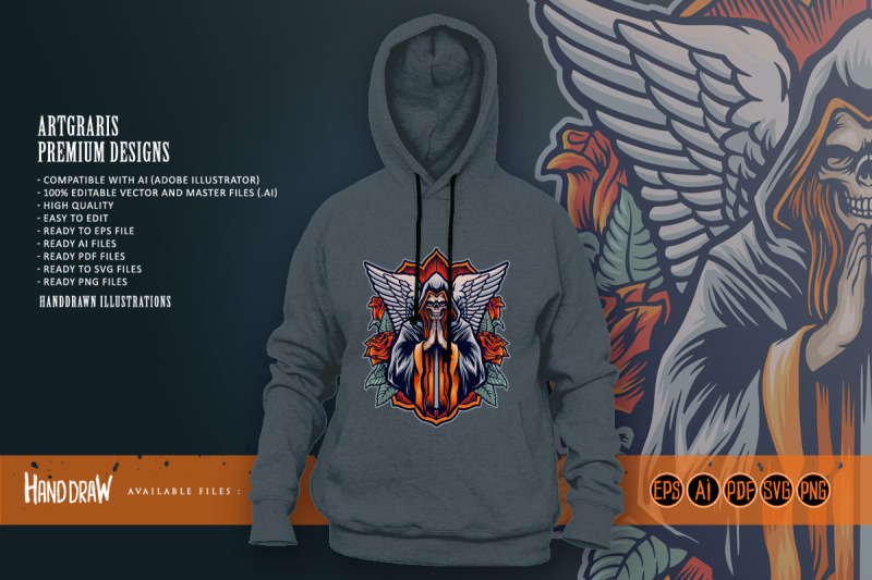 skull-death-angel-religions-mascot