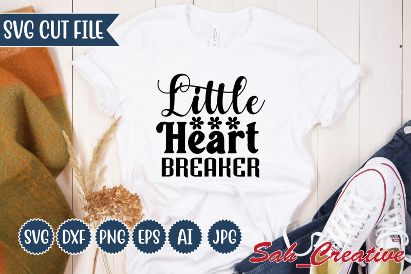 little-heart-breaker-svg-design