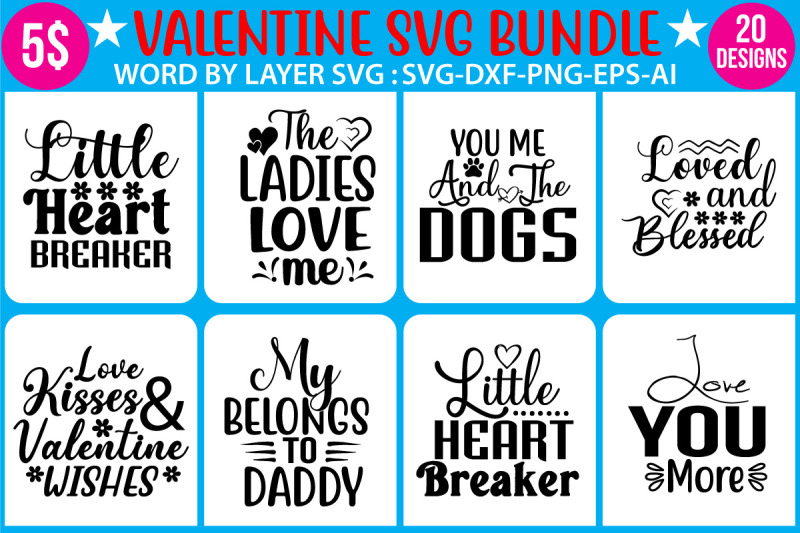 valentine-svg-bundle