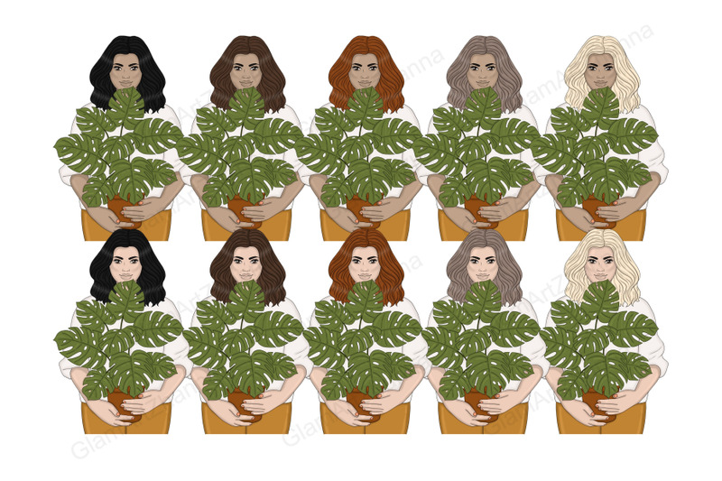 plant-lover-girls-clipart