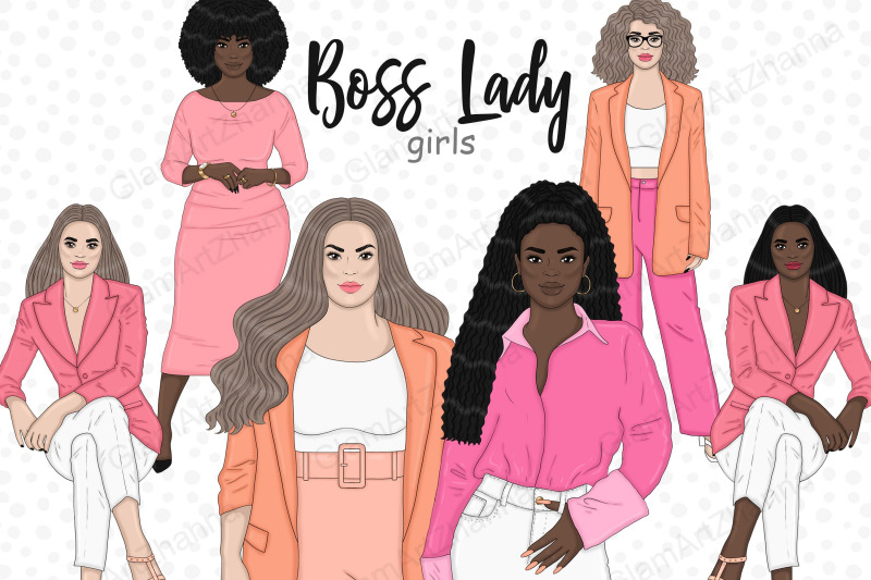 boss-babe-clipart-bundle-planner-girl-illustration