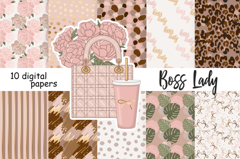 boss-lady-digital-paper-girl-boss-background