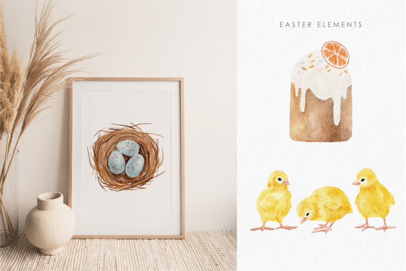 easter-watercolor-clipart-50-digital-spring-elements