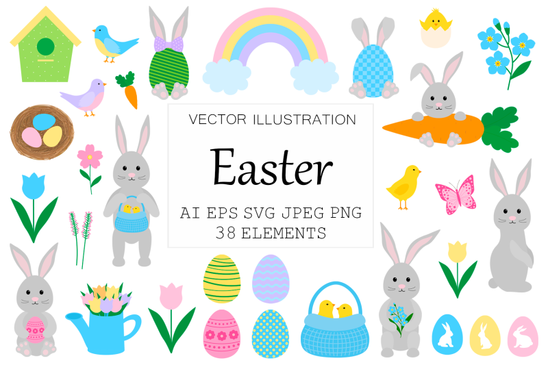 easter-bundle-easter-bunny-svg-easter-chicks-easter-eggs