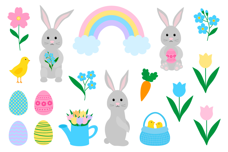 easter-bundle-easter-bunny-svg-easter-chicks-easter-eggs