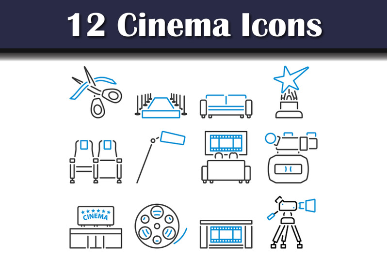 cinema-icon-set