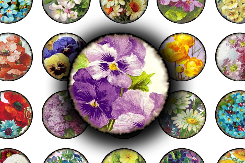 digital-collage-sheet-vintage-flowers