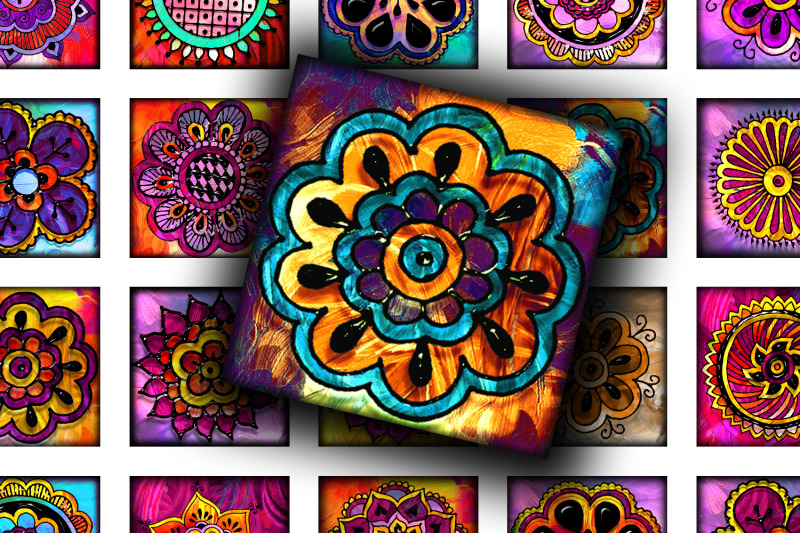 digital-collage-sheet-indian-patterns