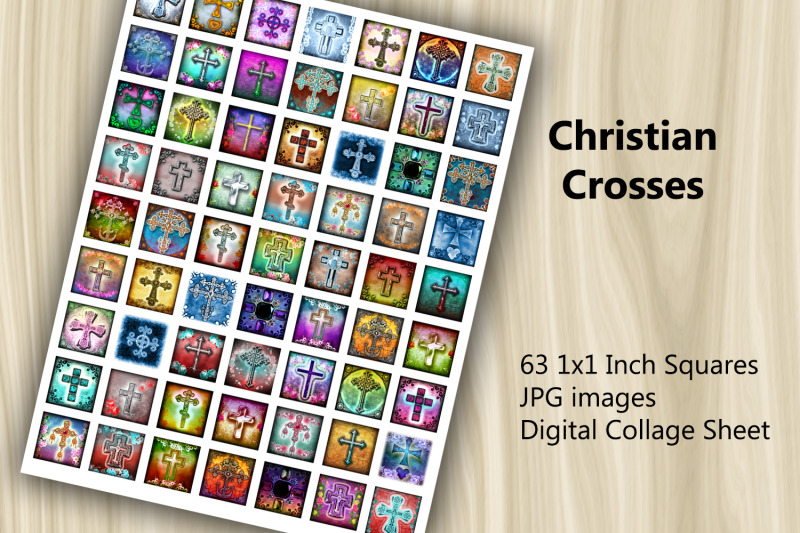 digital-collage-sheet-christian-crosses