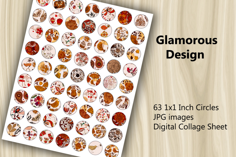 digital-collage-sheet-glamorous-design