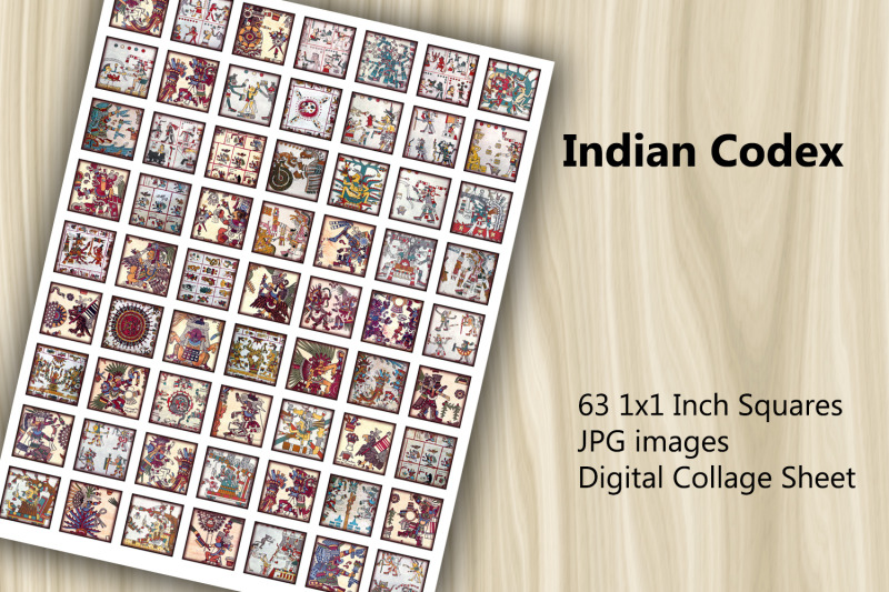 digital-collage-sheet-indian-codex