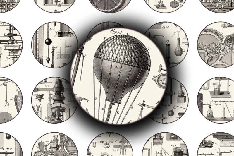 digital-collage-sheet-vintage-science