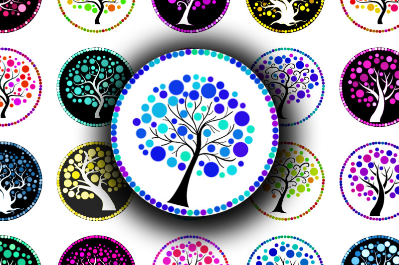 digital-collage-sheet-apple-trees