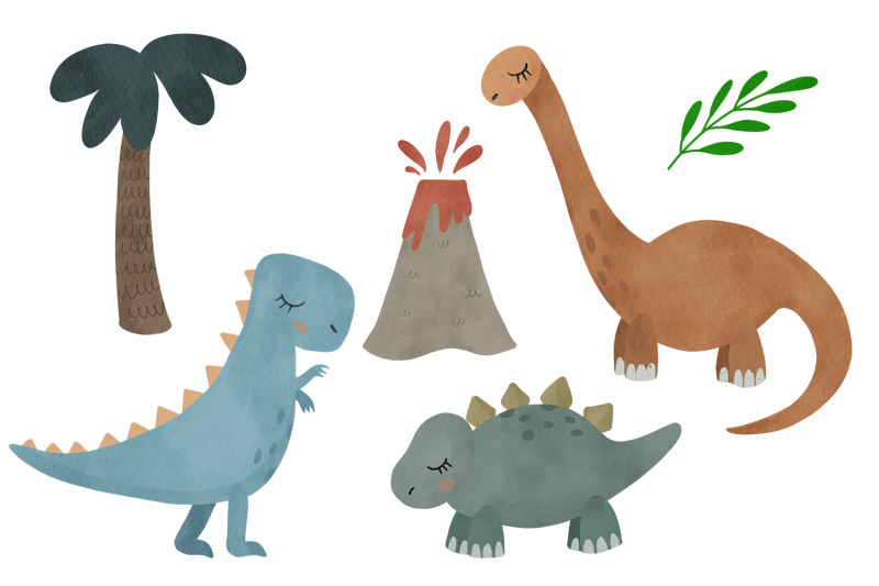 watercolor-cute-dinosaur-clipart