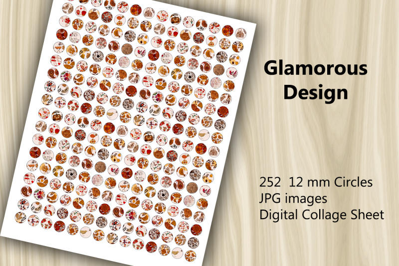 digital-collage-sheet-glamorous-design