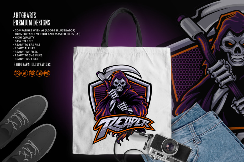 skull-grim-reaper-shield-esport-logo-mascot