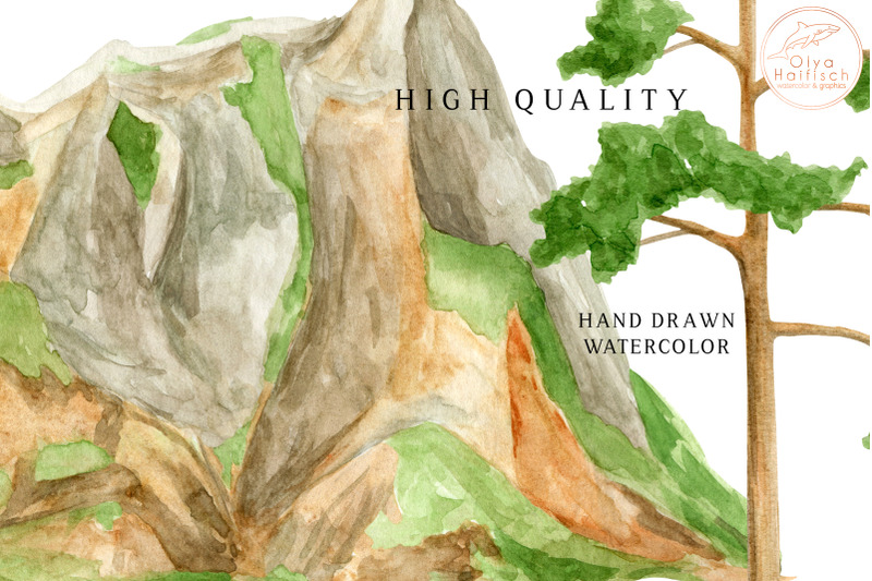 watercolor-mountain-clipart-pine-tree-png-summer-forest-landscape