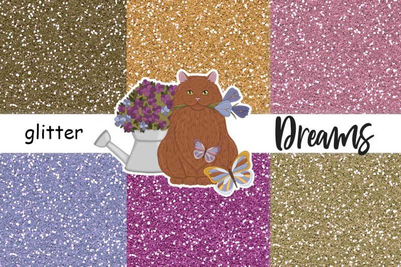 spring-glitter-paper-sparkle-background-collection