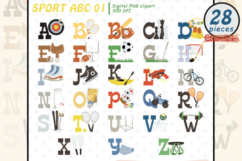 sport-alphabet-clipart-sports-kids-english-alphabet