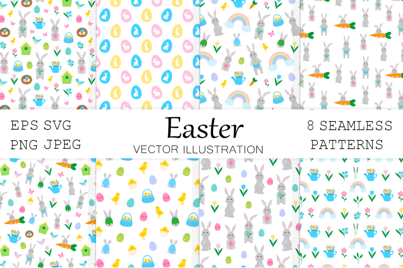 easter-pattern-easter-bunny-pattern-easter-chicks-eggs