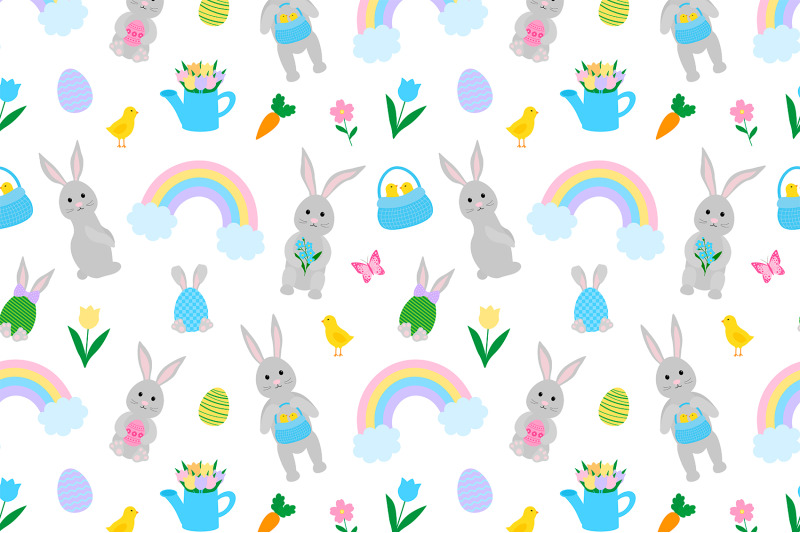 easter-pattern-easter-bunny-pattern-easter-chicks-eggs