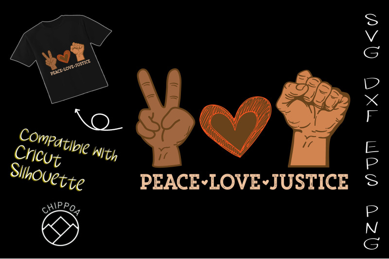 peace-love-justice-fist-blm