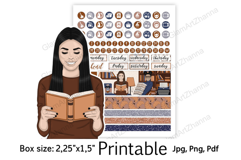 books-and-coffee-stickers-2-25-quot-x1-5-quot