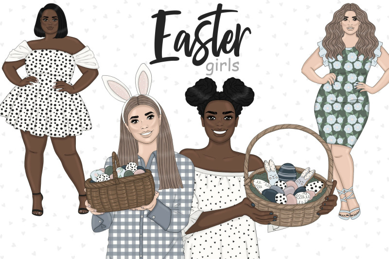 easter-dark-girls-clipart