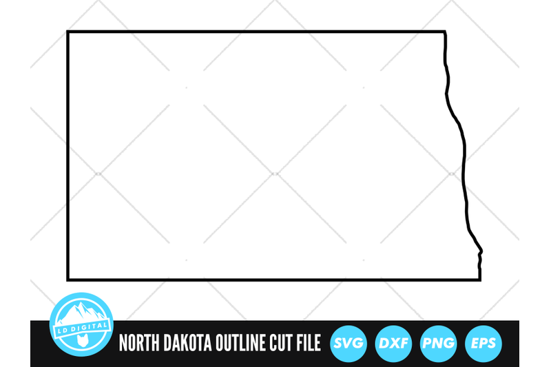 north-dakota-svg-north-dakota-outline-usa-states-cut-file