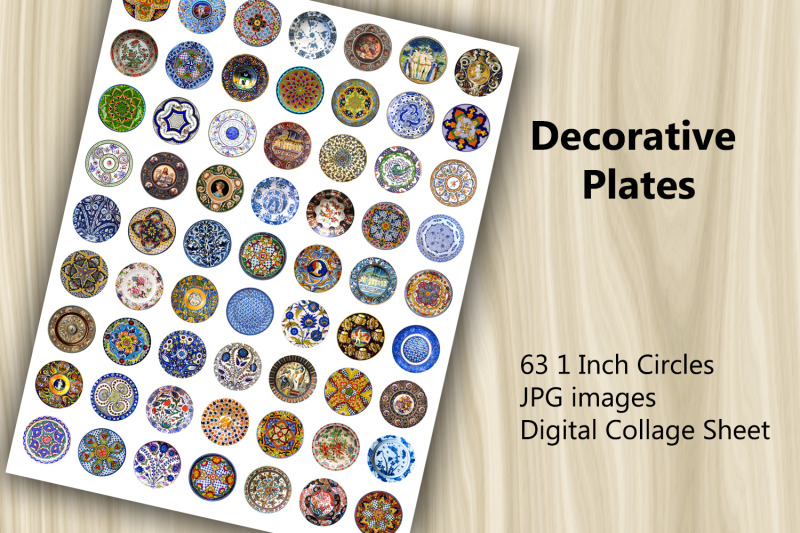 digital-collage-sheet-decorative-plates