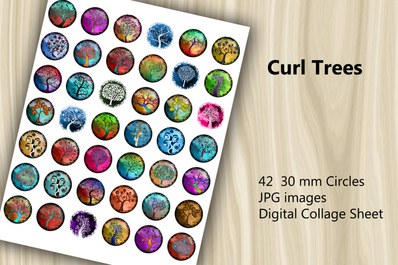 digital-collage-sheet-curl-trees