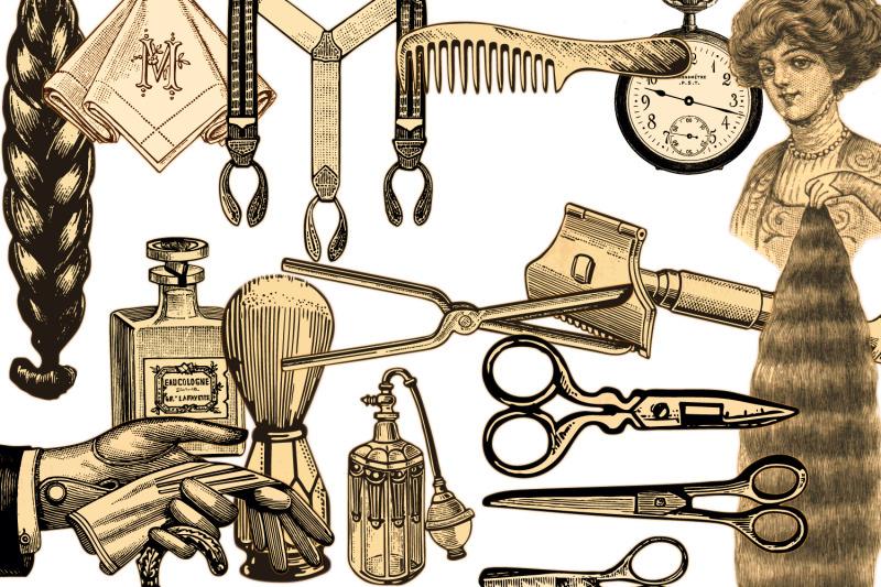 digital-scrapbooking-kit-vintage-hairdressing