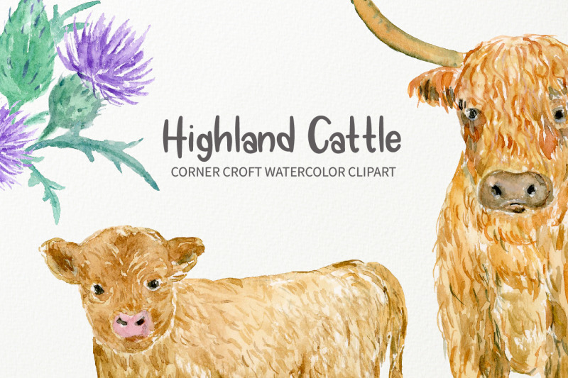 watercolour-highland-cow-clipart
