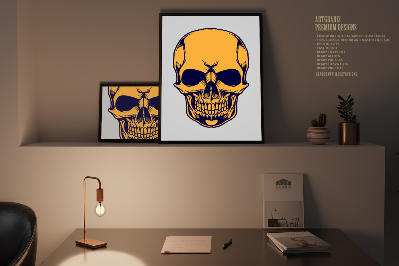 skull-head-simple-illustrations