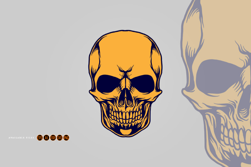 skull-head-simple-illustrations